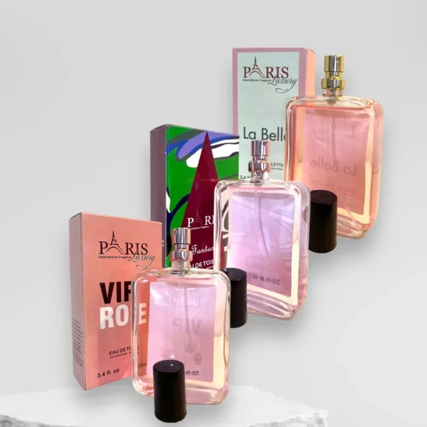 Set 3x Women’s Fragrance | Paris Rose | Fantasie Paris & La Belle Paris - Image 2