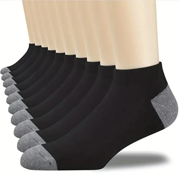 Cotton Crew Socks Set | 10 Pairs, 5 Pairs, or 3 Pairs | 100% Cotton - Image 19