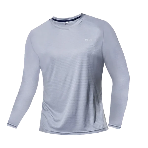 Breathable Quick-Dry Men’s Long-Sleeve Shirt | Autumn Running & Gym Wear - Image 13