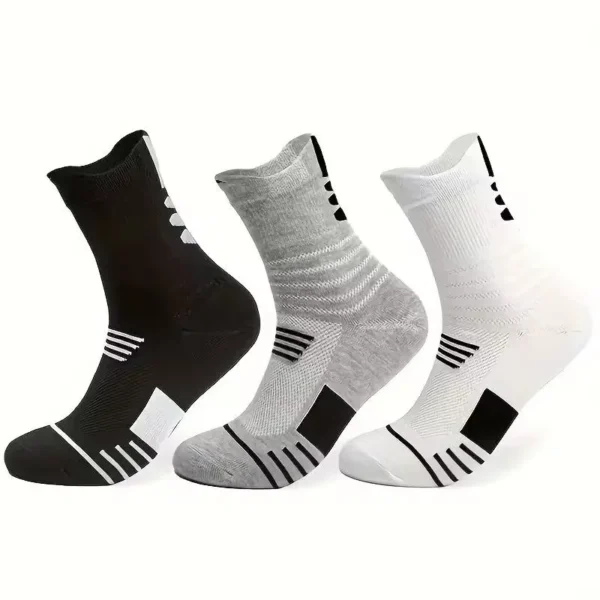 Cotton Crew Socks Set | 10 Pairs, 5 Pairs, or 3 Pairs | 100% Cotton - Image 27