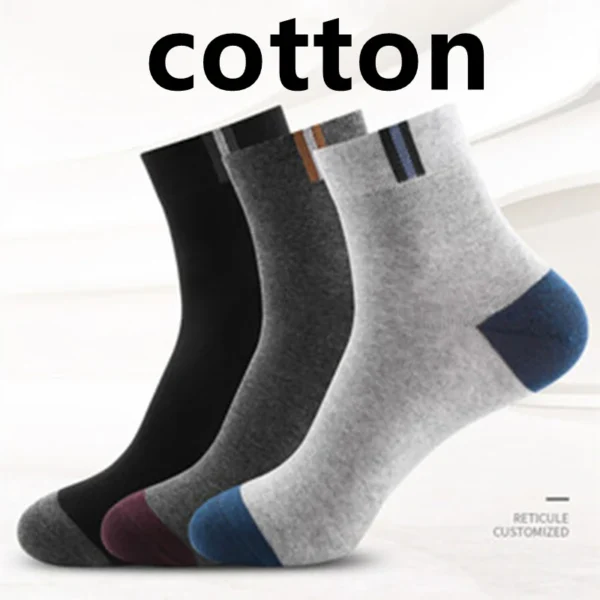 Cotton Crew Socks Set | 10 Pairs, 5 Pairs, or 3 Pairs | 100% Cotton - Image 20