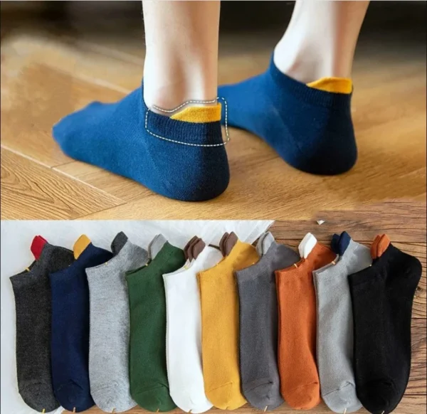 Cotton Crew Socks Set | 10 Pairs, 5 Pairs, or 3 Pairs | 100% Cotton - Image 14