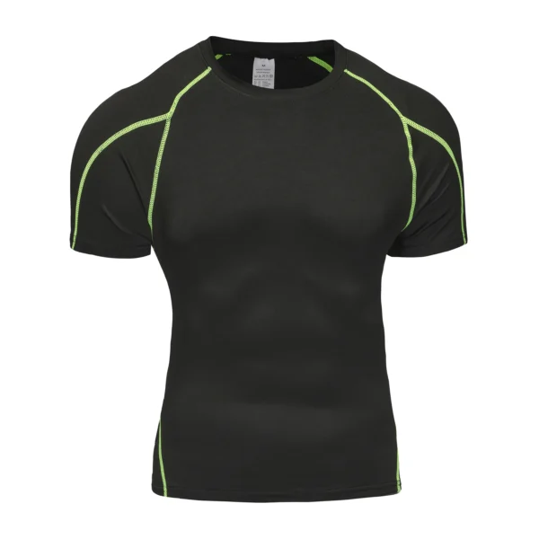 Athletic Compression Running Shirt | Men’s Summer Gym & Fitness Tee - Image 9