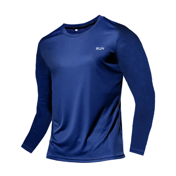 Breathable Quick-Dry Men’s Long-Sleeve Shirt | Autumn Running & Gym Wear - Image 8