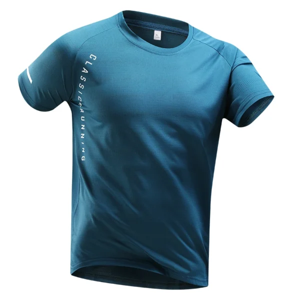 Reflective Ice Silk Men’s Running Shirt | Lightweight & Breathable Quick-Dry for Summer Fitness - Image 8