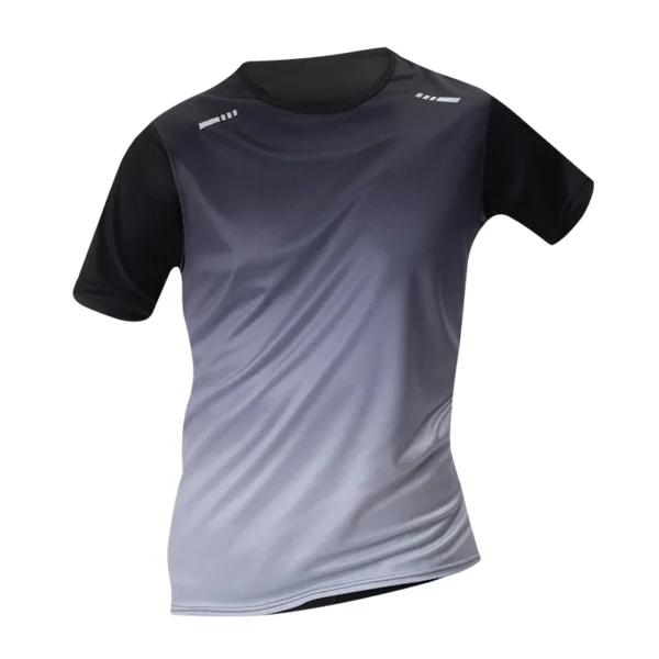 Gradient Quick-Dry Men’s Sports T-Shirt Set | Multi-Size, Short Sleeve, Casual & Active Wear - Image 8