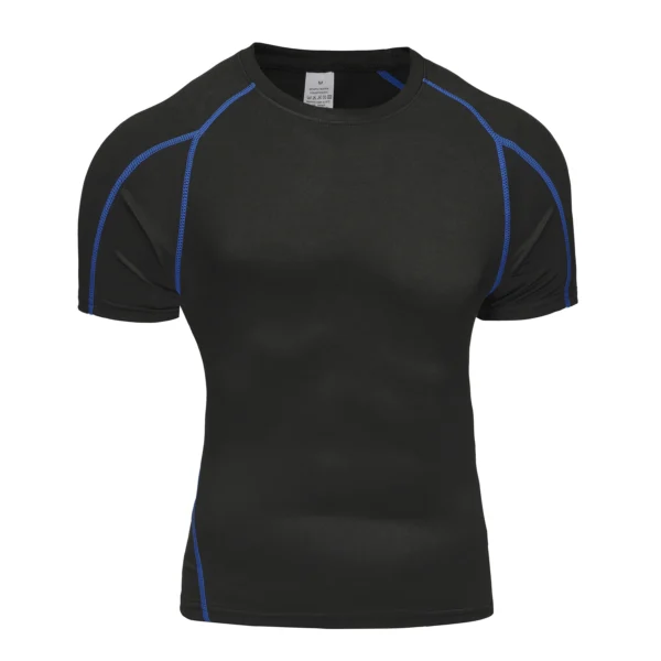 Athletic Compression Running Shirt | Men’s Summer Gym & Fitness Tee - Image 13