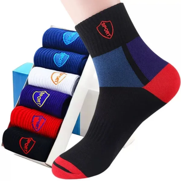 Cotton Crew Socks Set | 10 Pairs, 5 Pairs, or 3 Pairs | 100% Cotton - Image 17