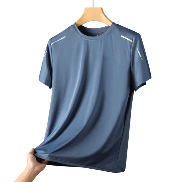 Quick-Dry Men’s Outdoor T-Shirt | Soft Elastic, Breathable for Hiking, Fishing & Sports - Image 2