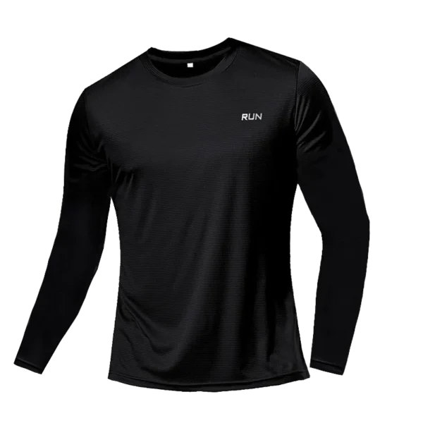 Breathable Quick-Dry Men’s Long-Sleeve Shirt | Autumn Running & Gym Wear - Image 4