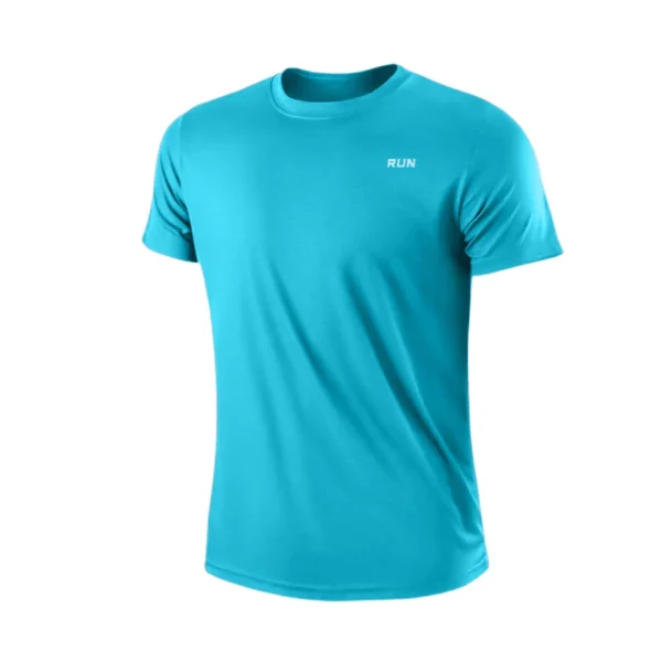 Quick-Dry Men’s T-Shirt | Moisture-Wicking, Breathable, Polyester, for Gym & Running - Image 9