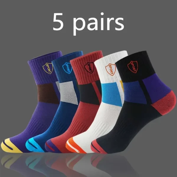 Cotton Crew Socks Set | 10 Pairs, 5 Pairs, or 3 Pairs | 100% Cotton - Image 4