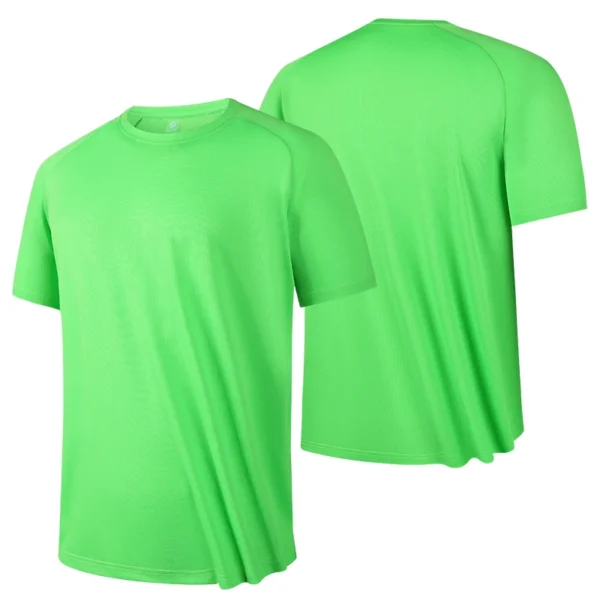 Quick-Dry Casual Men’s T-Shirt | Breathable & Lightweight Fitness Wear - Image 5