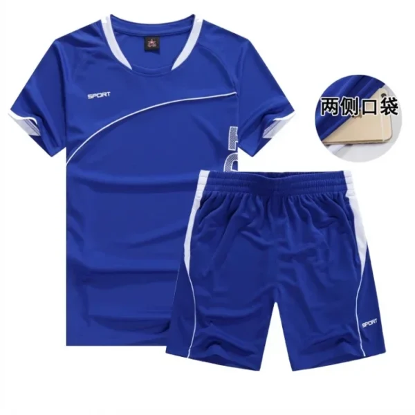 Men’s Running Set | Breathable & Quick-Dry Fitness Shirt & Shorts - Image 3