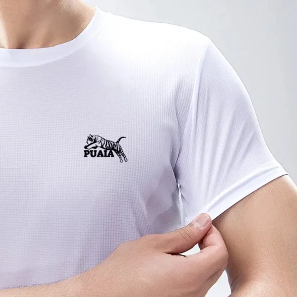 Breathable Summer Men’s T-Shirt | Polyester Round Neck Casual Wear - Image 5