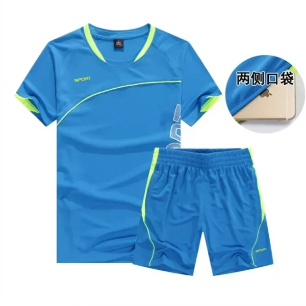 Men’s Running Set | Breathable & Quick-Dry Fitness Shirt & Shorts - Image 8