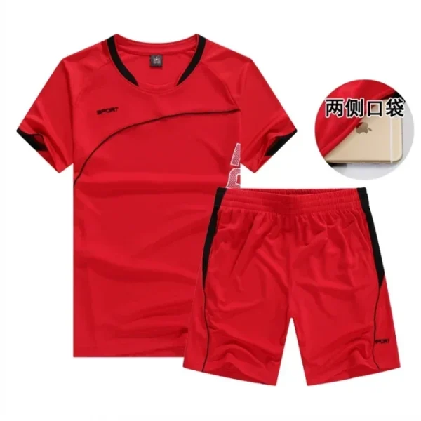 Men’s Running Set | Breathable & Quick-Dry Fitness Shirt & Shorts - Image 11