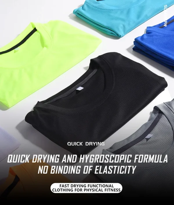 Breathable Quick-Dry Men’s Long-Sleeve Shirt | Autumn Running & Gym Wear - Image 3