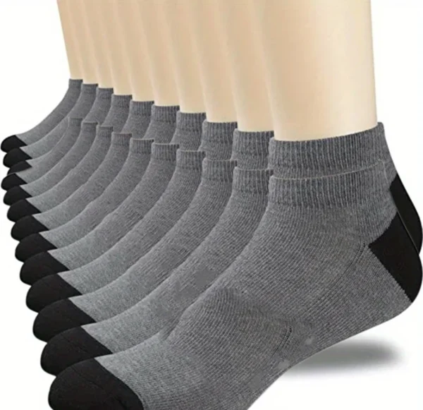 Cotton Crew Socks Set | 10 Pairs, 5 Pairs, or 3 Pairs | 100% Cotton - Image 12