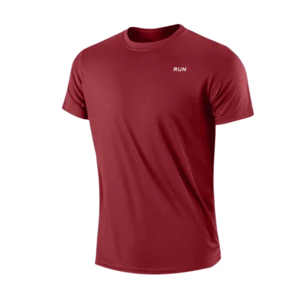 Quick-Dry Men’s T-Shirt | Moisture-Wicking, Breathable, Polyester, for Gym & Running - Image 8