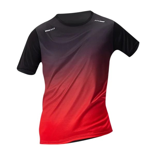 Gradient Quick-Dry Men’s Sports T-Shirt Set | Multi-Size, Short Sleeve, Casual & Active Wear - Image 7