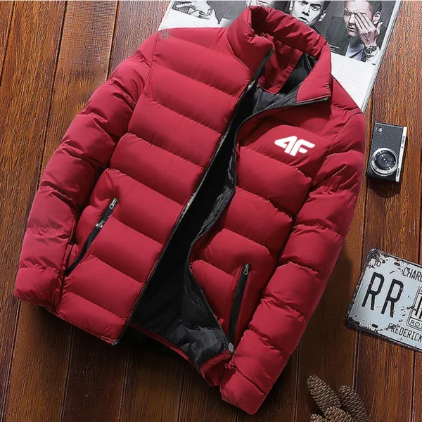 Windproof Cotton Winter Jacket | Men’s Warm Parka - Image 3