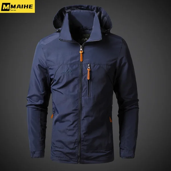 Tactical Waterproof Hooded Windbreaker | Men’s Military Jacket - Image 5