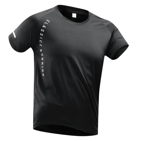 Reflective Ice Silk Men’s Running Shirt | Lightweight & Breathable Quick-Dry for Summer Fitness - Image 9