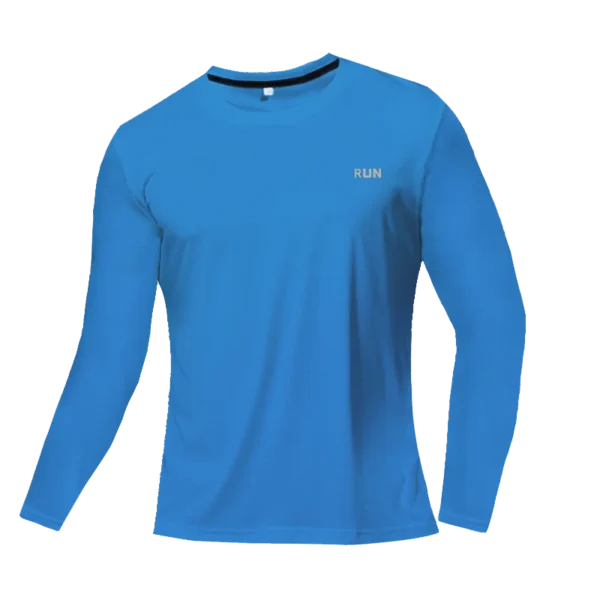 Breathable Quick-Dry Men’s Long-Sleeve Shirt | Autumn Running & Gym Wear - Image 12