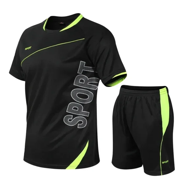 Men’s Running Set | Breathable & Quick-Dry Fitness Shirt & Shorts