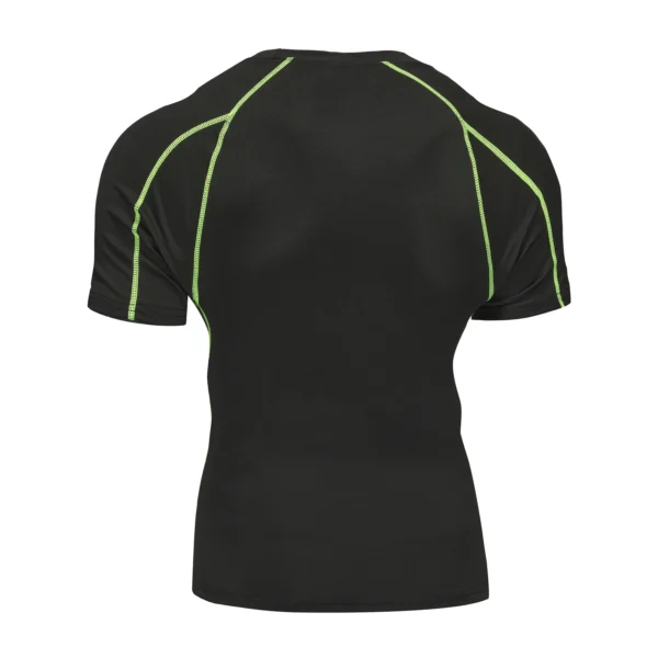 Athletic Compression Running Shirt | Men’s Summer Gym & Fitness Tee - Image 2