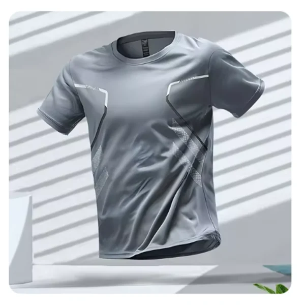 Quick-Dry Men’s Breathable T-Shirt | Lightweight, Moisture-Wicking, Round Neck