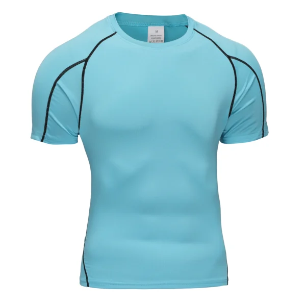 Athletic Compression Running Shirt | Men’s Summer Gym & Fitness Tee - Image 11